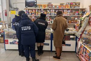 Пензенские «Тигры» проверили места торговли пиротехникой