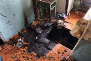 В Лунинском районе пожар унес жизнь 56-летнего мужчины