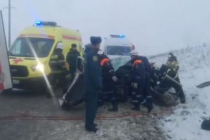 МЧС опубликовало видео с места смертельной аварии под Пензой