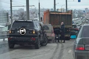 На Бауманском мосту в Пензе произошла массовая авария