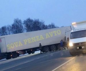 На трассе в Бессоновском районе Пензенской области ограничили движение из-за ДТП