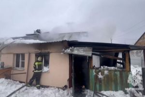 В Пензе произошел пожар в частном доме на улице Зеленодольской