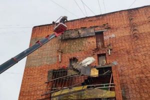 В Пензе завершили аварийные работы на месте обрушения балконов