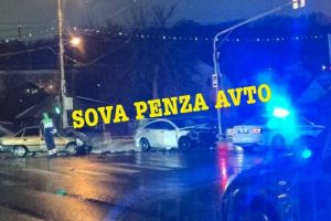 После ДТП в центре Пензы госпитализирован пострадавший с травмой головы