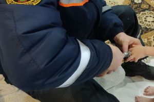 Пензенские спасатели вызволили ребенка из «игрушечной ловушки»