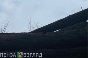 В Городищенском районе из-за шалости детей сгорела постройка