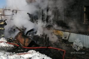 При пожаре в Сердобске погибла 85-летняя женщина