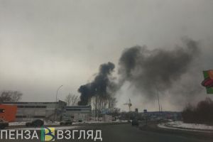 В Пензе загорелась цистерна с нефтепродуктами