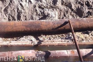 На улице Кулакова в Пензе демонтируют поврежденный участок теплосети