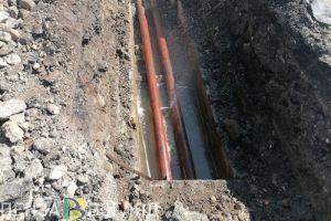 На улице Ладожской в Пензе завершают сварку на поврежденном участке теплосети