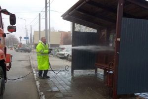 В Пензе приводят в порядок остановки общественного транспорта