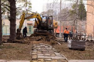 В Заречном стартовало благоустройство сквера Демакова