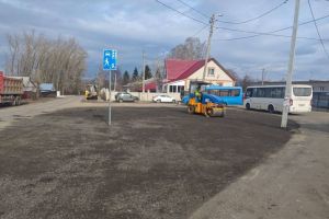 В Пензе обустраивают разворотную площадку для автобусного маршрута №25