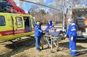 В Пензенской области состоялся первый в 2025 году вылет санавиации