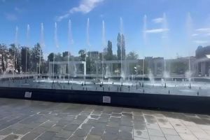 В Пензе прошел пробный запуск главного городского фонтана
