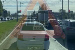 В Пензе образовалась большая пробка в сторону Восточного кладбища