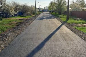 В Башмакове обновили дорожное покрытие на улице Комсомольской