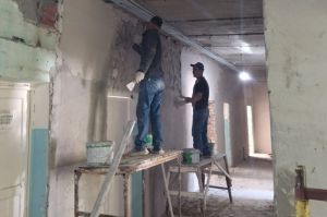 В Башмаковском районе капитально ремонтируют главный корпус больницы