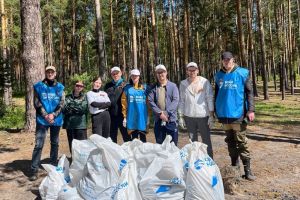 На берегу Пензенского водохранилища собрали 22 кубометра мусора
