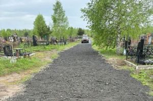 На Восточном кладбище Пензы проводят отсыпку дороги