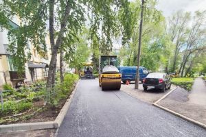 В Пензе по программе «Мой двор» отремонтировали 4500 квадратных метров дорог