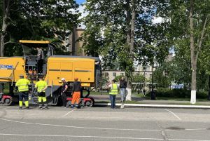 На центральной площади Кузнецка начали демонтажные работы