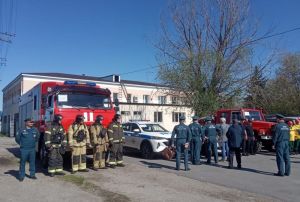 В Кузнецком районе проходят учения по действиям при ЧС