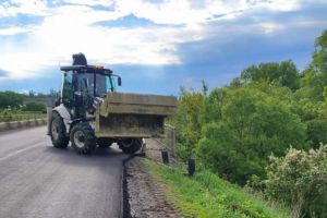 В Пензенской области ремонтируют дорогу к селу Большая Елань