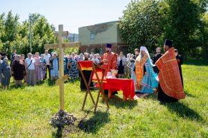 В Пензенском районе освятили место под строительство храма