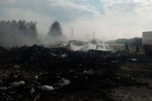 В Никольском районе рассказали о борьбе с горящей свалкой