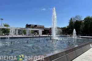 Главный пензенский фонтан оградят от желающих искупаться