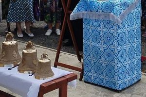В Нижнеломовском районе освятили колокола для Никольского храма