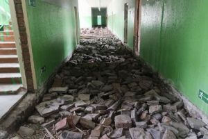 В Белинском районе проводится капремонт школы