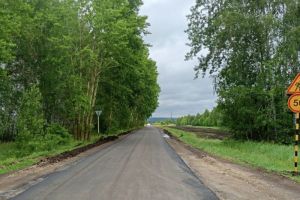 В Наровчатском районе идет ремонт подъезда к селу Большой Колояр