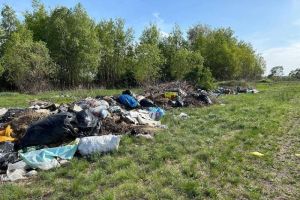 В Белинском районе убрали свалку с бытовыми и строительными отходами