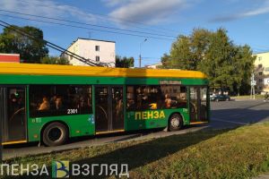Маршрут движения троллейбусов №9 в Пензе изменен
