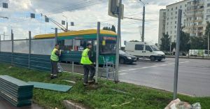 В Пензе на улицах Терновского и Центральной меняют шумозащитные экраны