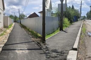 В Колышлее обновляют общественное пространство на улице Садовой