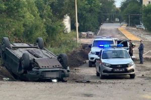 Опубликованы кадры погони росгвардейцев за пьяным водителем в Пензенской области