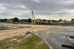 В Спутнике благоустраивают территорию около набережной