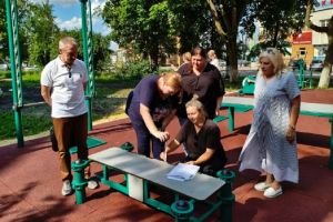 В Каменке строят спортивную площадку для сдачи норм ГТО
