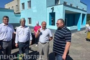 Губернатор Пензенской области оценил ход капремонта амбулатории в Махалино