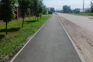 В Сердобске завершено благоустройство пешеходной зоны по Лесной улице