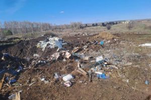 В Камешкирском районе ликвидировали несанкционированную свалку