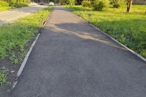 В Заречном отремонтировали 9 тротуаров