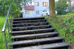 На улице Кижеватова в Пензе отремонтировали лестничные марши