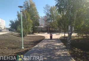 Преображенный сквер «Семейный» на ГПЗ в Пензе запечатлен на фото