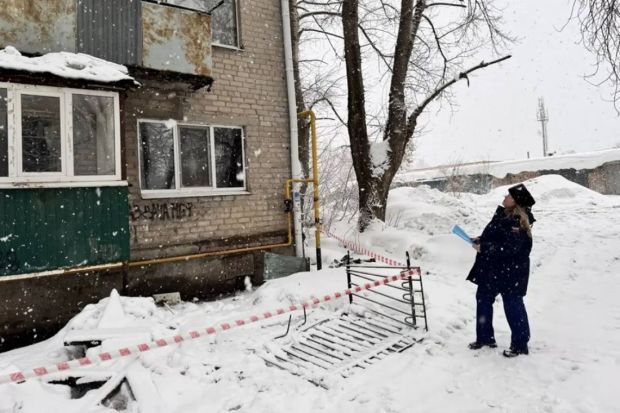 В Пензе прокуратура проводит проверку по факту обрушения балкона на ул. Ленина