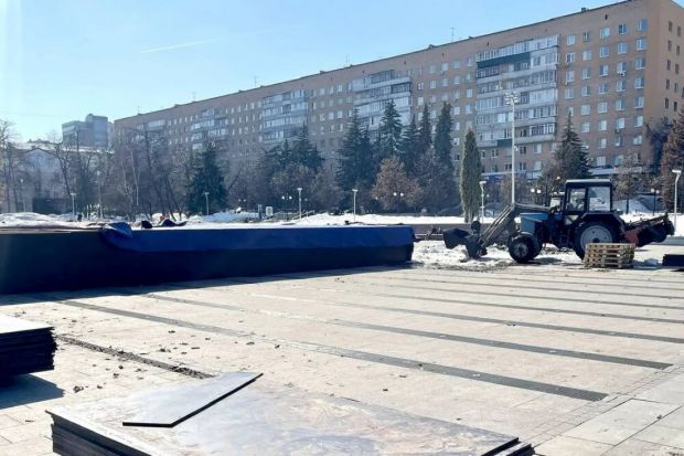 В Пензе фонтан на улице Московской готовят к запуску