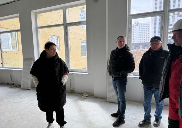 В Пензе проверили, как ведется строительство школы на 550 мест в Лугометрии